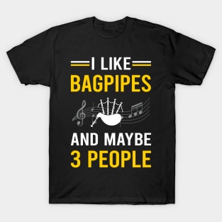 3 People Bagpipe Bagpipes Bagpiper T-Shirt